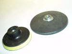 3" & 4" Backing Disc Set with 7/16" Threaded Arbor