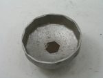 74mm x 12 Flute Oil Filter Cup Wrench, Vintage Hastings USA Cap - Image 2