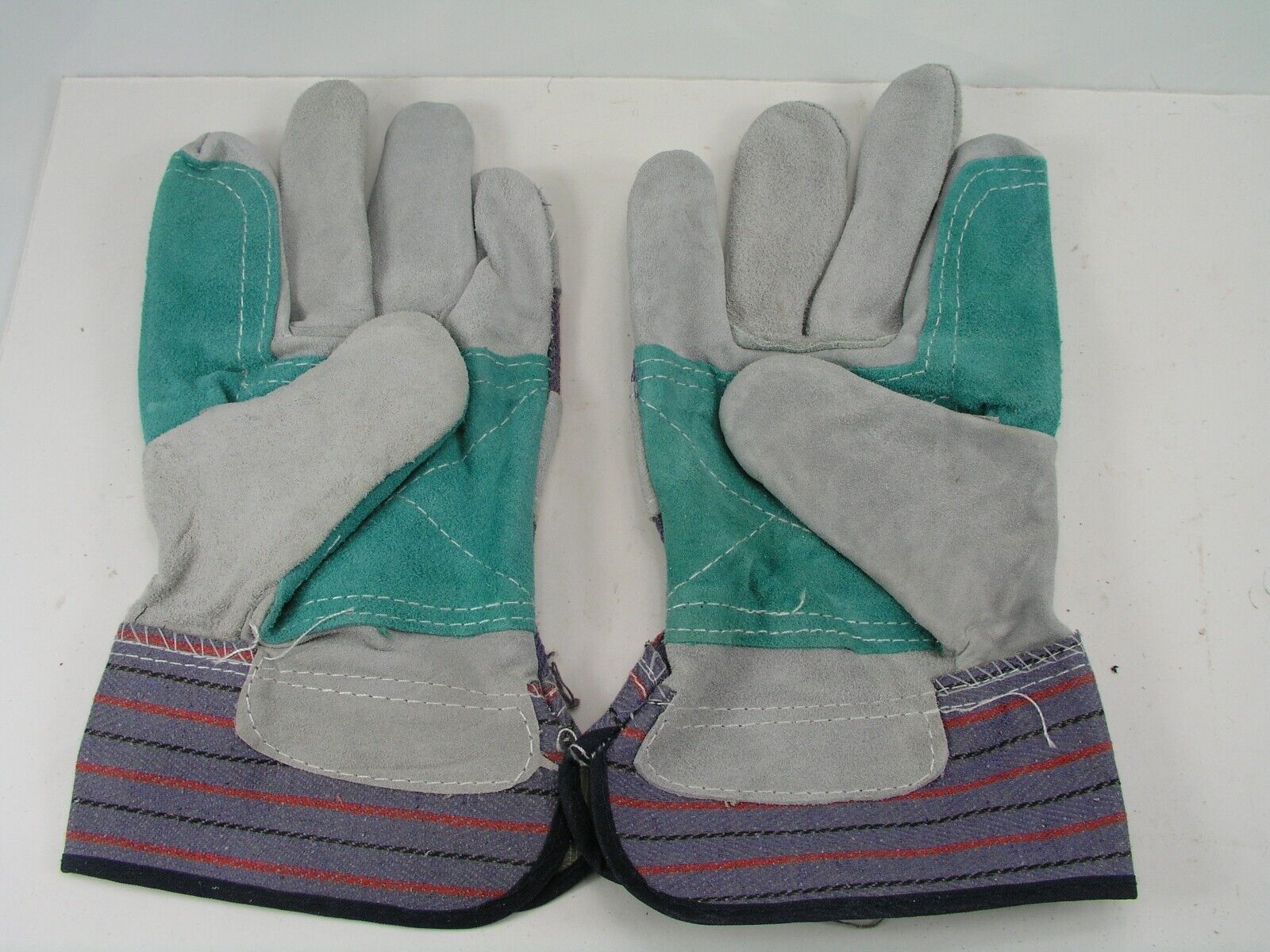 5 Pair Split Cowhide Leather Work Gloves, Large Main Image 5 Pair Split Cowhide Leather Work Gloves, Large - Image 1