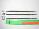 8" Triangle File Slim Black Diamond Nicholson USA - Image 2