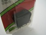 12V Mini Illuminated Rocker Switch, Red LED Indicator Light, Little Fuse NOS - Image 2
