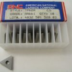 10pcs TP62A AN661 C6 Carbide Inserts, American National Carbide TPA322