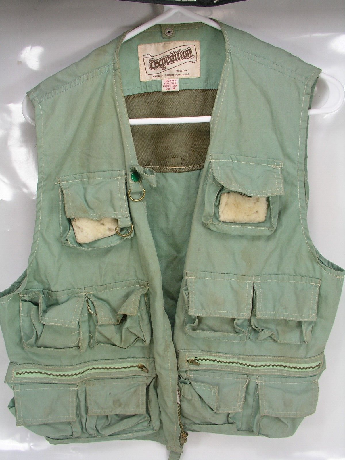Vintage Expedition Fishing Vest, Made in British Hong Kong Main Image Vintage Expedition Fishing Vest, Made in British Hong Kong - Image 1