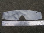 25 Vintage Tear Off Helmet Visor Lenses, Post Type