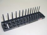 1/4" Drive Metric Socket Tray Organizer, Hansen 1402