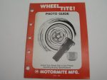 Vintage Wheel Tite Photo Guide #286, Copyright 1986 with 87-89 Price Lists
