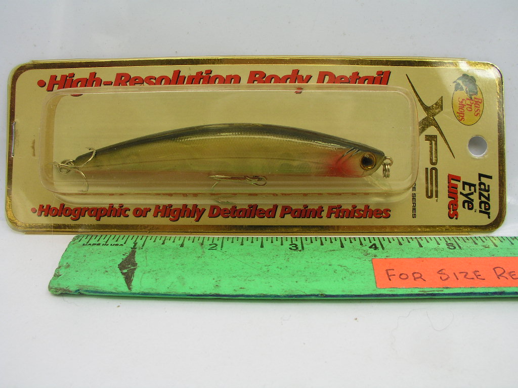 OLYMPUS DIGITAL CAMERA Lazer Eyes XPS Jerk Bait, Bass Pro Shop MIN100SU-08 - Image 1