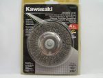 4" Diameter Wire Brush with 1/4" Shank, Kawasaki