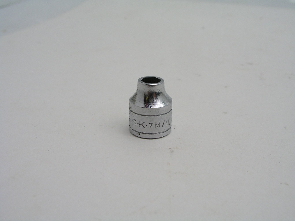 OLYMPUS DIGITAL CAMERA 7mm 3/8" Drive 6pt Socket, SK 307 Small Logo - Image 1