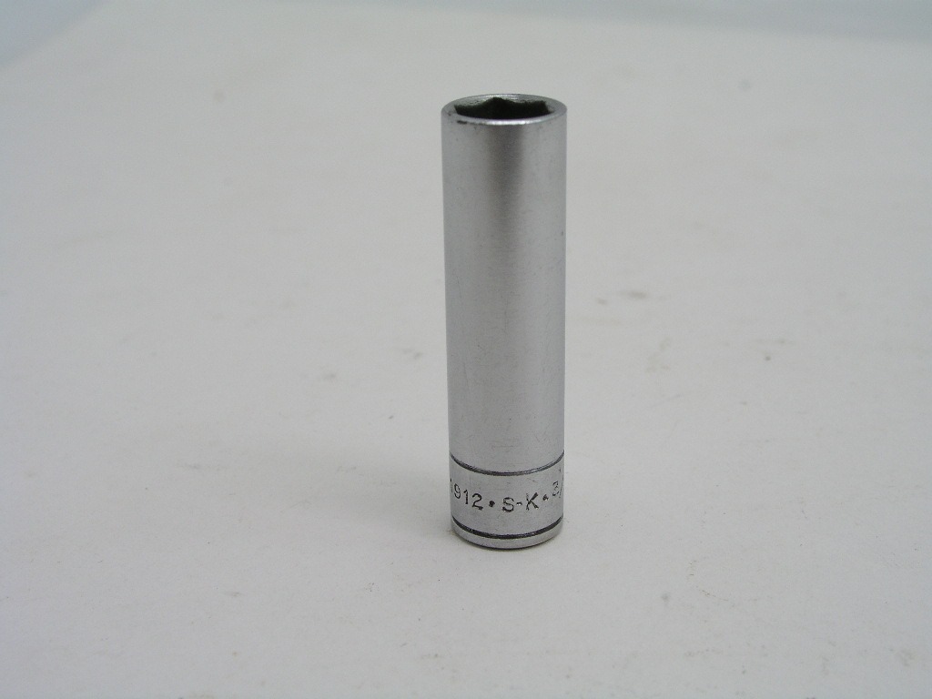 OLYMPUS DIGITAL CAMERA 3/8" 1/4" Drive 6pt Deep Socket, SK 41912 Small Logo - Image 1
