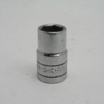 9/16"   1/2" Drive 6pt Socket, SK 40118 Small Logo