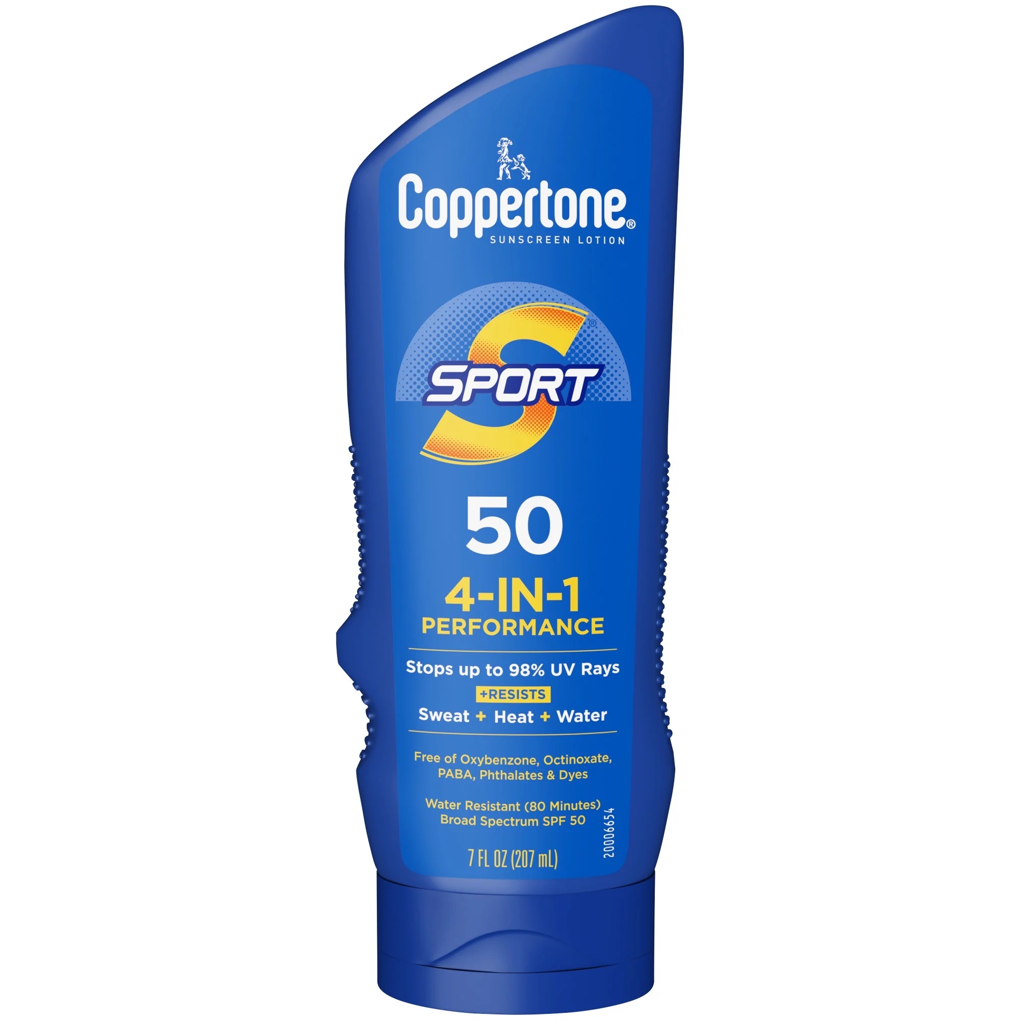 front Coppertone SPF50 Sport Sunscreen Suntan Lotion - Image 1
