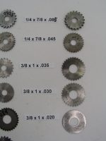 16pc Slitting Saw Set .020" to .120" Thick - Image 5
