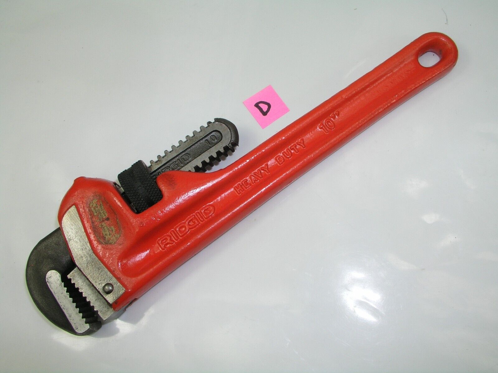 wrench d1 10" Ridgid Pipe Wrench lot D - Image 1