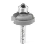 1-1/8" Classical Carbide Router Bit 1/4" Shaft Ball Bearing Pilot, Amana 54144 - Image 2