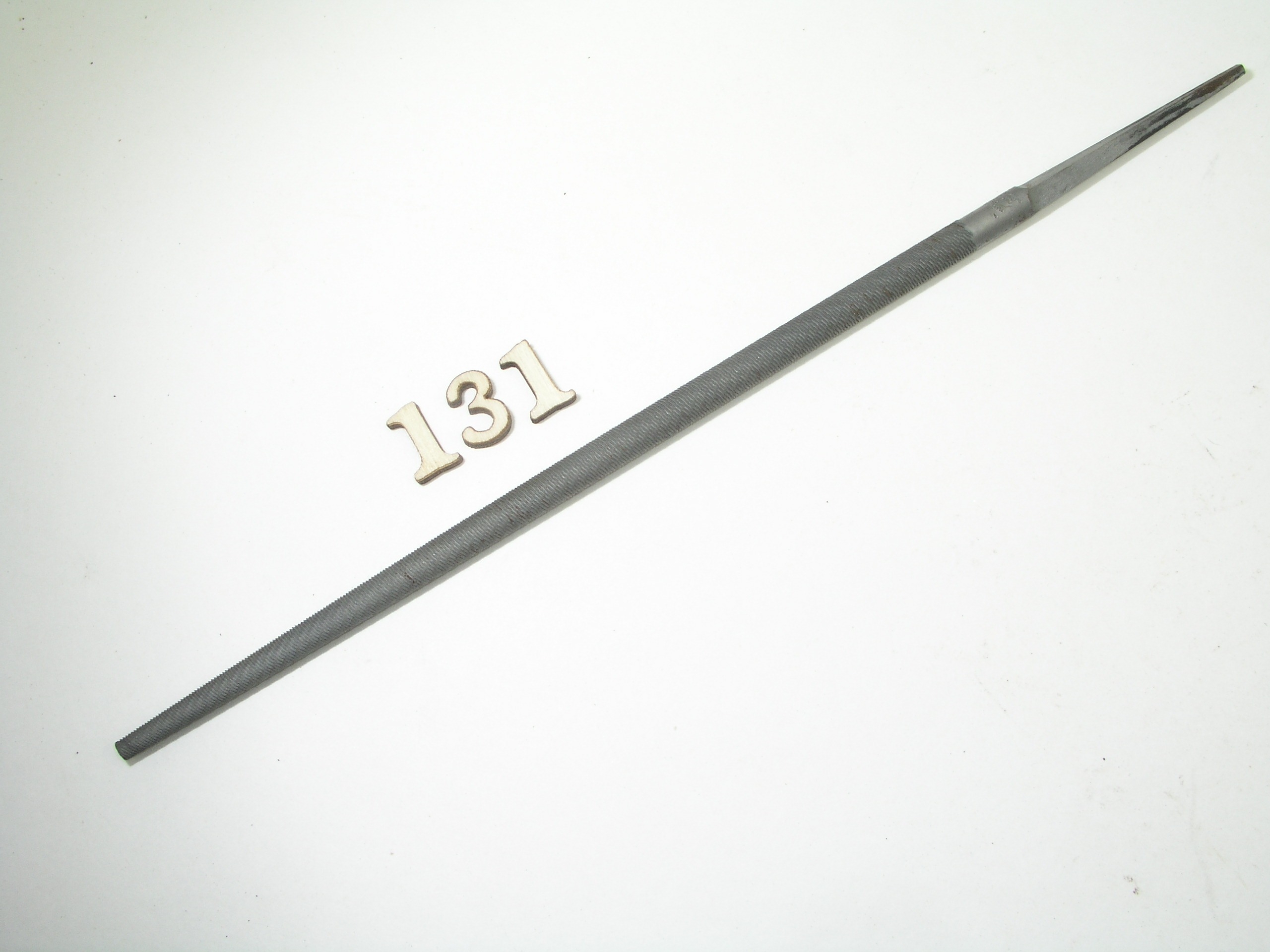 OLYMPUS DIGITAL CAMERA 8" Round File Smooth Cut, Nicholson USA - Image 1