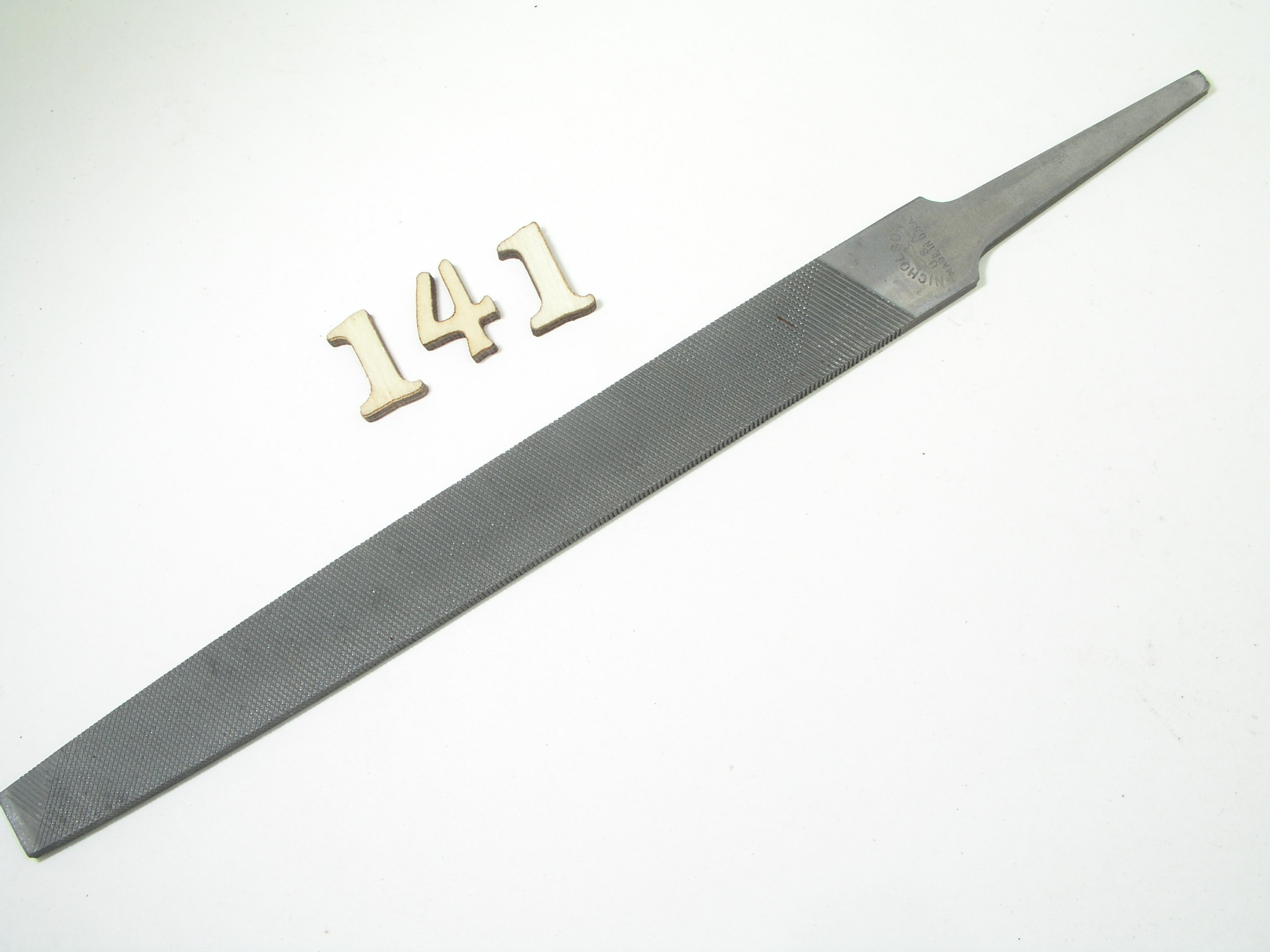 OLYMPUS DIGITAL CAMERA 6" Flat File Bastard Cut Nicholson USA - Image 1