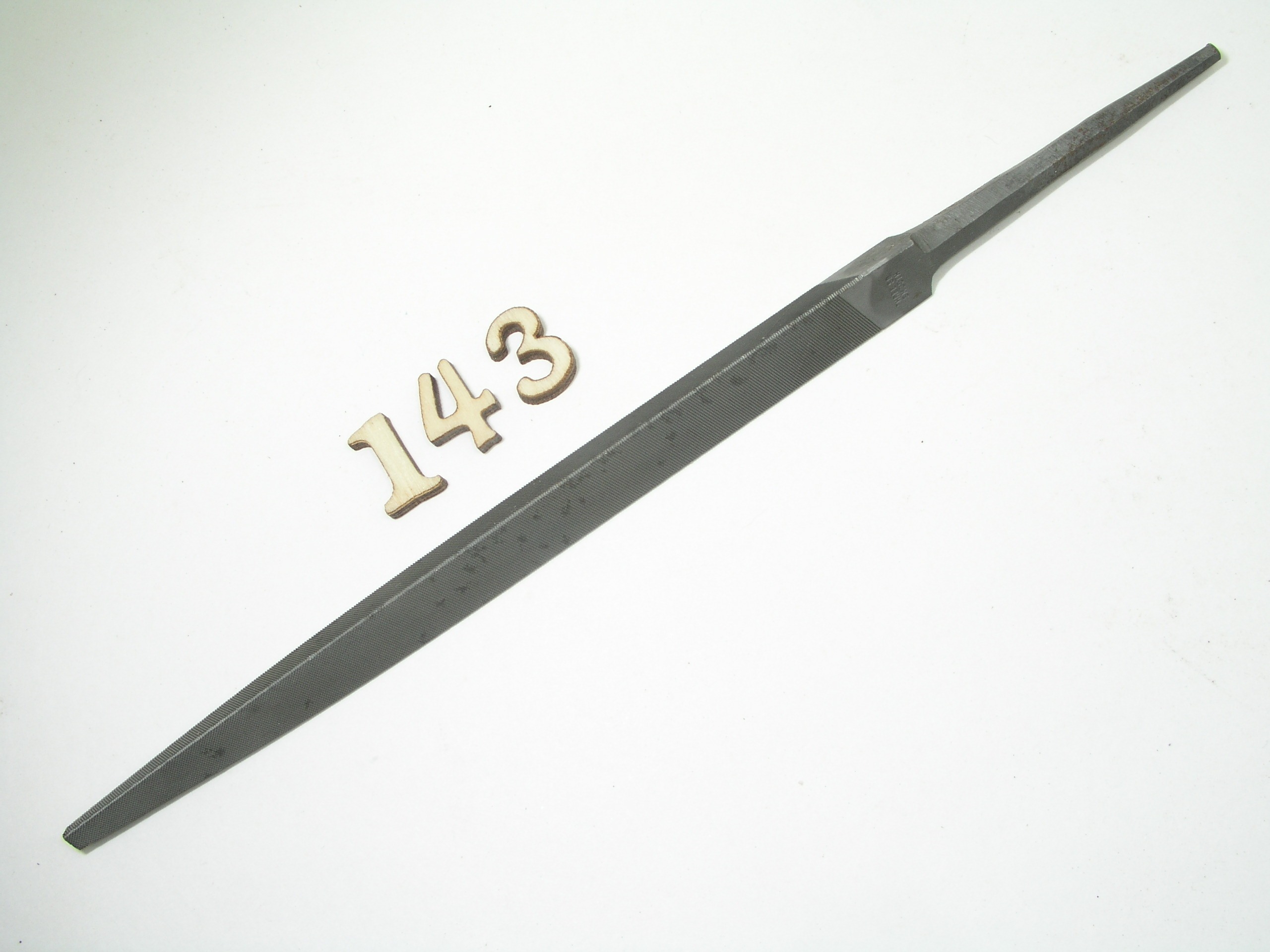 OLYMPUS DIGITAL CAMERA 6" Triangle File Smooth Cut Nicholson USA - Image 1