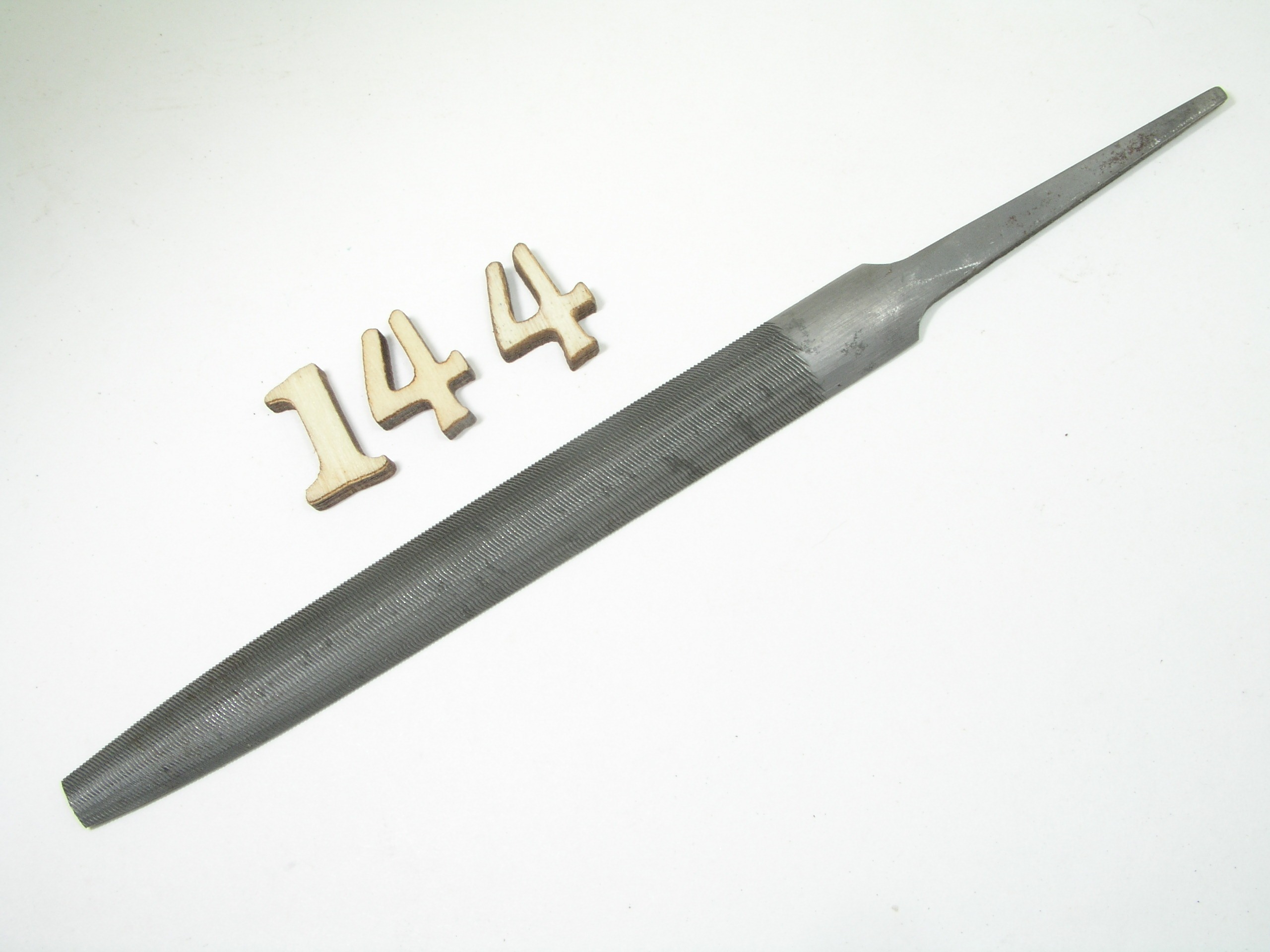 OLYMPUS DIGITAL CAMERA 4" Half Round File 2nd Cut, Nicholson USA - Image 1