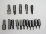 14pc 1/4" Hex Drive Bit Lot Flat Phillips Hex Allen - Image 2