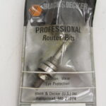 Veneer Trimmer Ball Bearing Router Bit Arbor with 1/4" Shaft, B&D C-59124