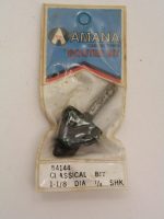 1-1/8" Classical Carbide Router Bit 1/4" Shaft Ball Bearing Pilot, Amana 54144