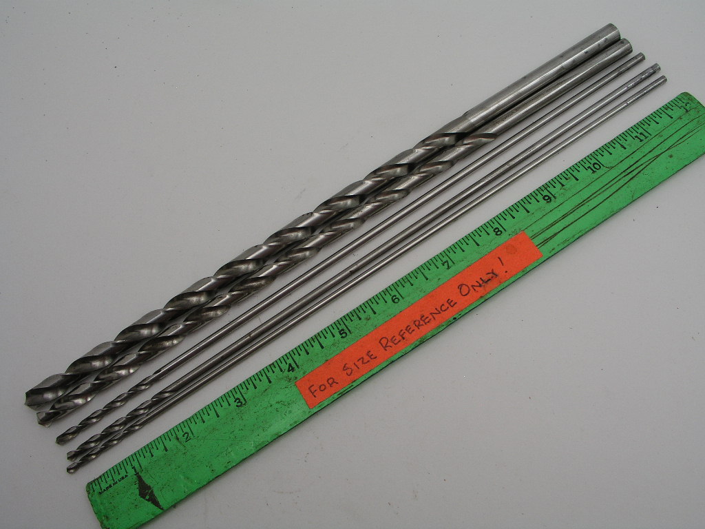 OLYMPUS DIGITAL CAMERA 5pc Set 12" Extra Long Drill Bits, PTD USA - Image 1