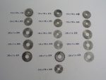 16pc Miniature Slitting Grooving Saw Blades Lot Assorted Thicknesses - Image 2