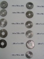 16pc Miniature Slitting Grooving Saw Blades Lot Assorted Thicknesses - Image 4