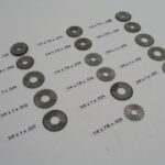 16pc Miniature Slitting Grooving Saw Blades Lot Assorted Thicknesses
