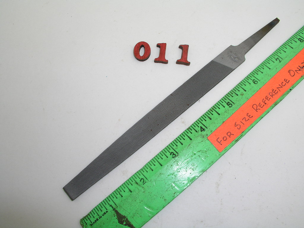 OLYMPUS DIGITAL CAMERA 6" Flat Mill File Bastard Cut Nicholson MEX - Image 1