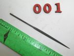 Half Round Taper Needle File Cut #4 Nicholson, lot 001