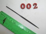 Half Round Taper Needle File Cut #0 Nicholson, lot 002