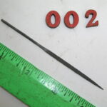 Half Round Taper Needle File Cut #0 Nicholson, lot 002