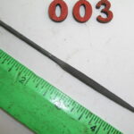 Half Round Taper Needle File Cut #0 Carson Newton USA, lot 003