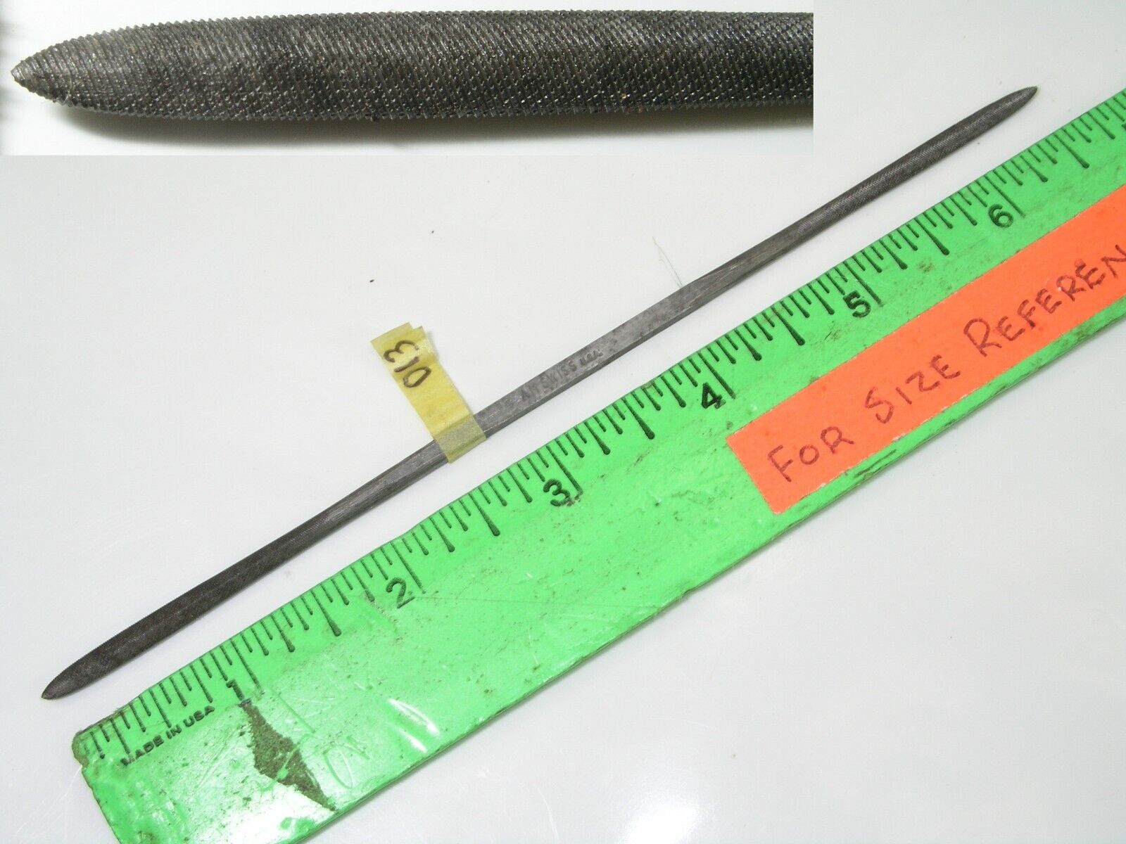 relist 013 Riffler Die Sinker File Cut #2 AM Swiss Style 15 - Image 1