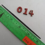 Square Taper Needle File Cut #2 Nicholson, lot 014