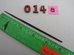 Square Taper Needle File Cut #2 Nicholson, lot 014B
