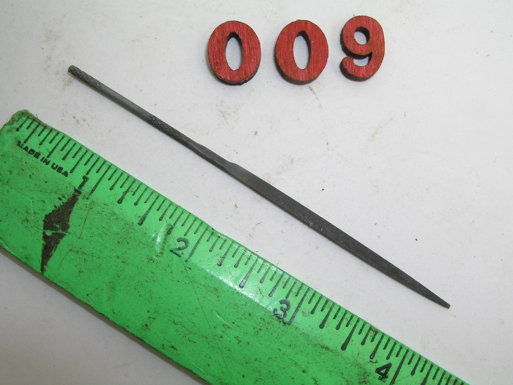 OLYMPUS DIGITAL CAMERA Barrette Needle File Cut #0 Nicholson, lot 009 - Image 1