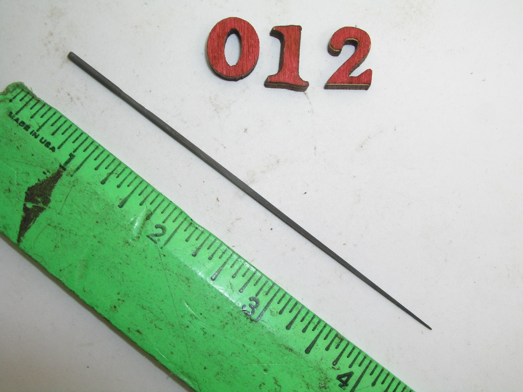 OLYMPUS DIGITAL CAMERA Square Taper Needle File Cut #4 Nicholson, lot 012 - Image 1