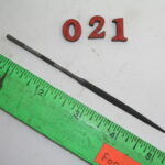 Half Round Taper Needle File Cut #0 Nicholson, lot 021