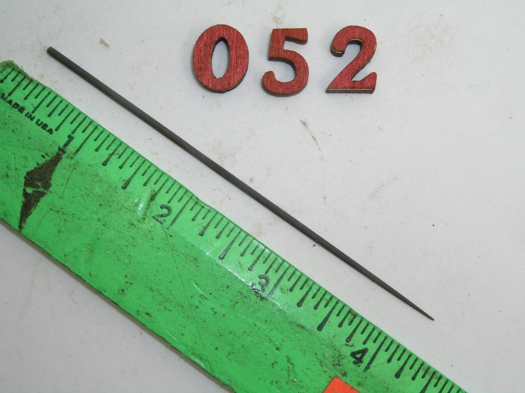 OLYMPUS DIGITAL CAMERA Round Tapered Needle File Cut #4 Nicholson, lot 52 - Image 1
