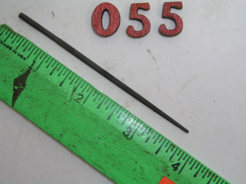 OLYMPUS DIGITAL CAMERA Round Tapered Needle File Cut #0 Carlson Newton, lot 55 - Image 1