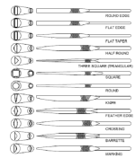 Half Round Taper Needle File Cut #2 Valorb - Image 3