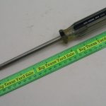 3/8" Clutch Head Screwdriver Duro Chrome USA 4644