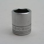 16mm   3/8" Drive 6pt Socket Small Logo, SK 316