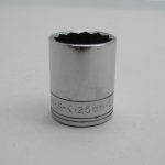 25mm  1/2" Drive 12pt Socket SK 40325 Small Logo