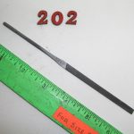 Flat Needle File Cut #4 Nicholson USA, lot 202