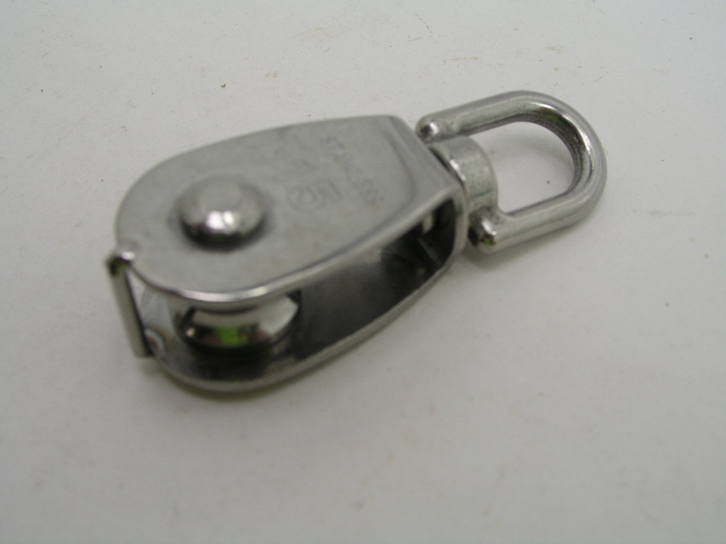 OLYMPUS DIGITAL CAMERA 15mm Diameter Stainless Single Pulley Block - Image 1