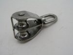 15mm Diameter Stainless Double Pulley Block